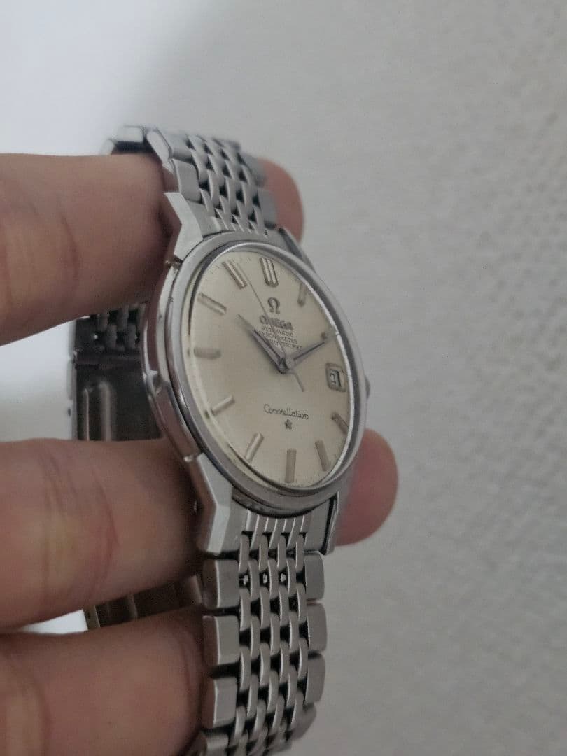 【OMEGA】オメガ コンステレーション cal.564 ライスブレスレット .