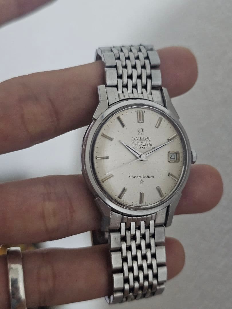 【OMEGA】オメガ コンステレーション cal.564 ライスブレスレット .