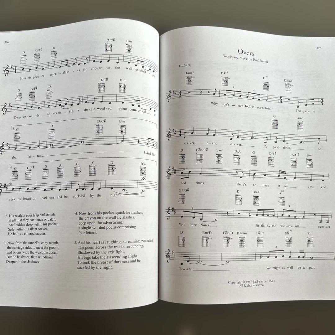 楽譜]ポール・サイモン「デフィニティヴ・ポール・サイモン・ソング