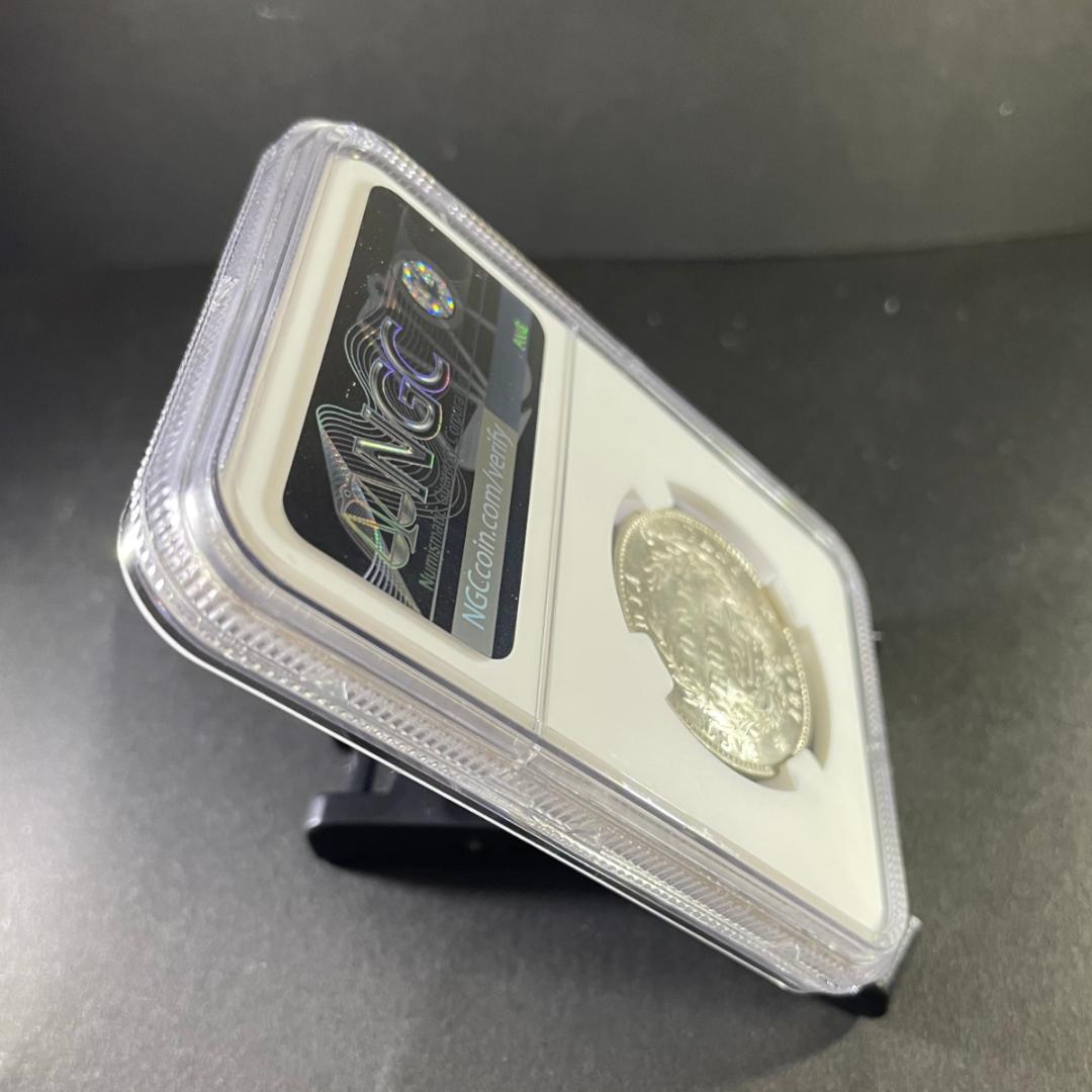 イギリス インド 銀貨】NGC MS61 ルピー ウィリアム・ワイオン - メルカリ