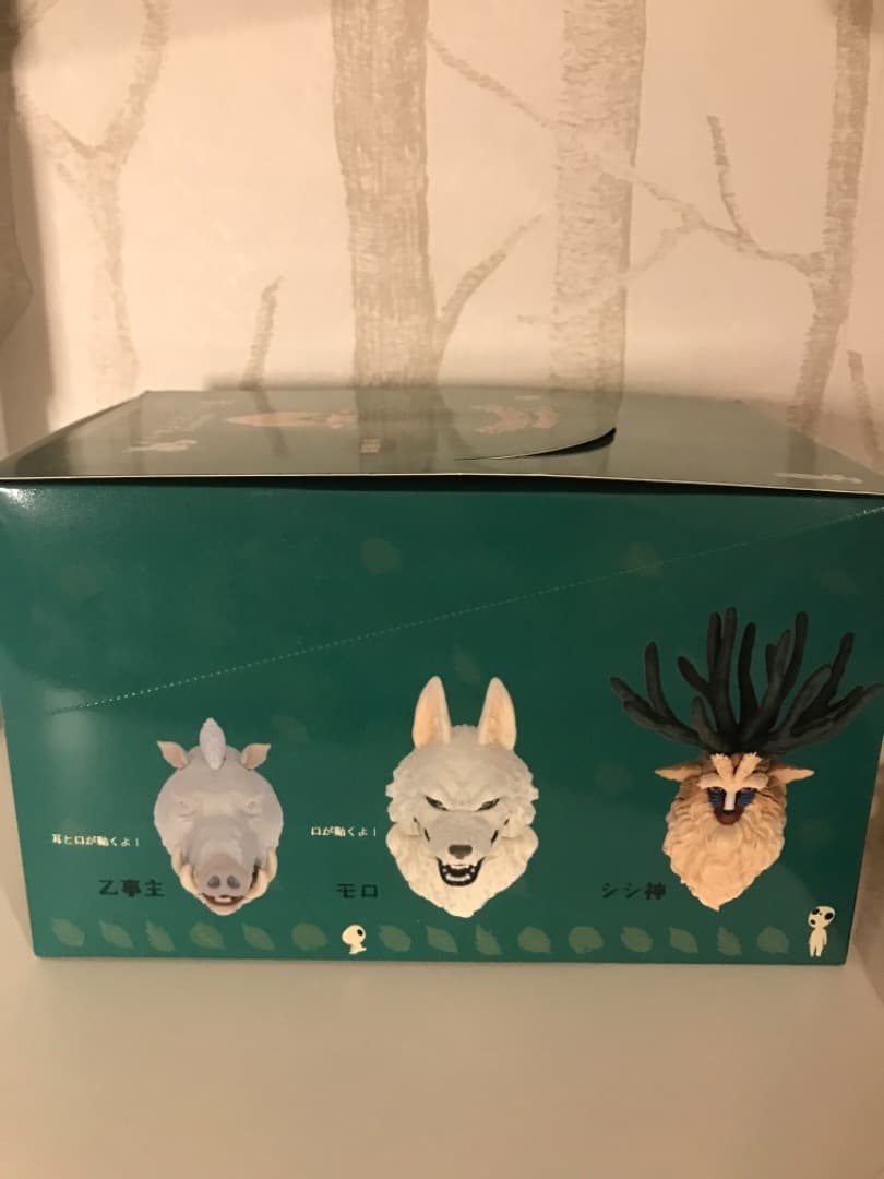 ジブリ もののけ姫 25周年限定 最新 フェイス マグネット ボックス