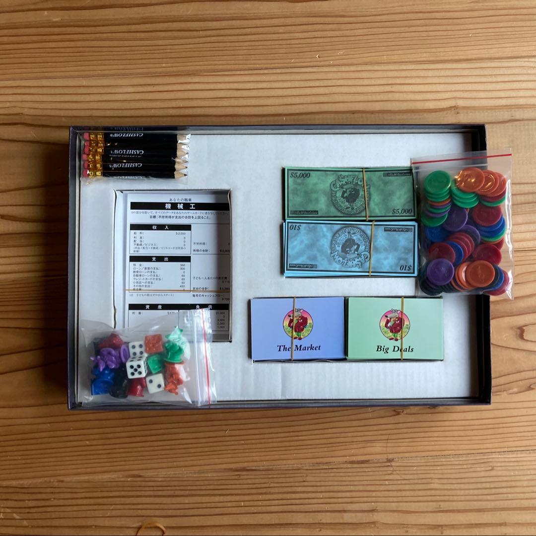 金持ち父さん。キャッシュフロー101ボードゲーム。ロバートキヨサキ