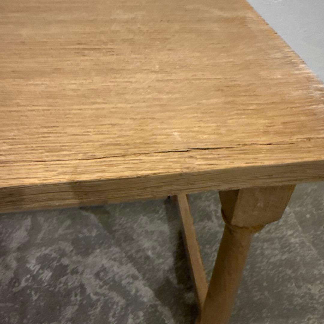 ヴィンテージ 木製サイドテーブル 剥離