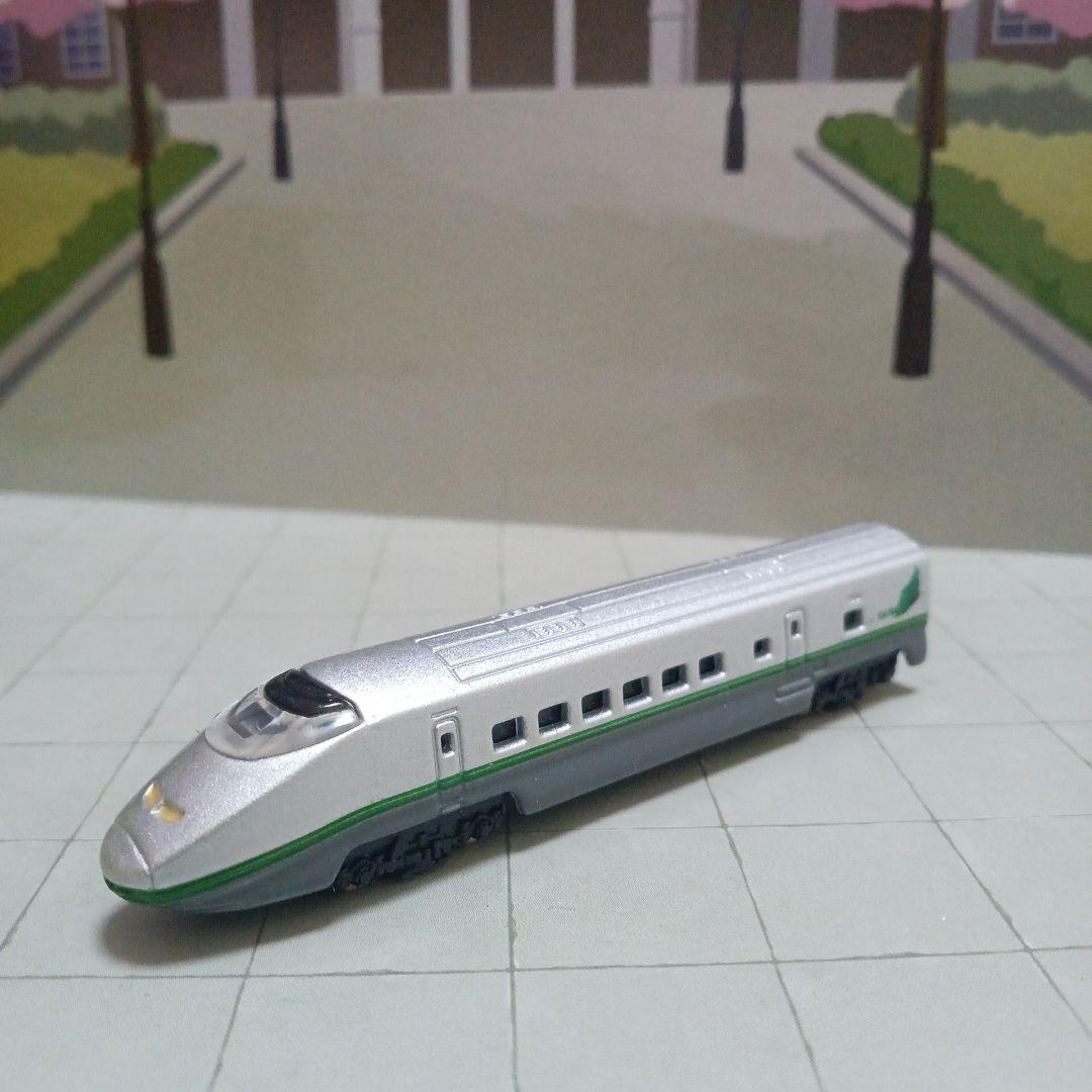 新幹線模型 シルバー/グリーン 約8センチ - メルカリ