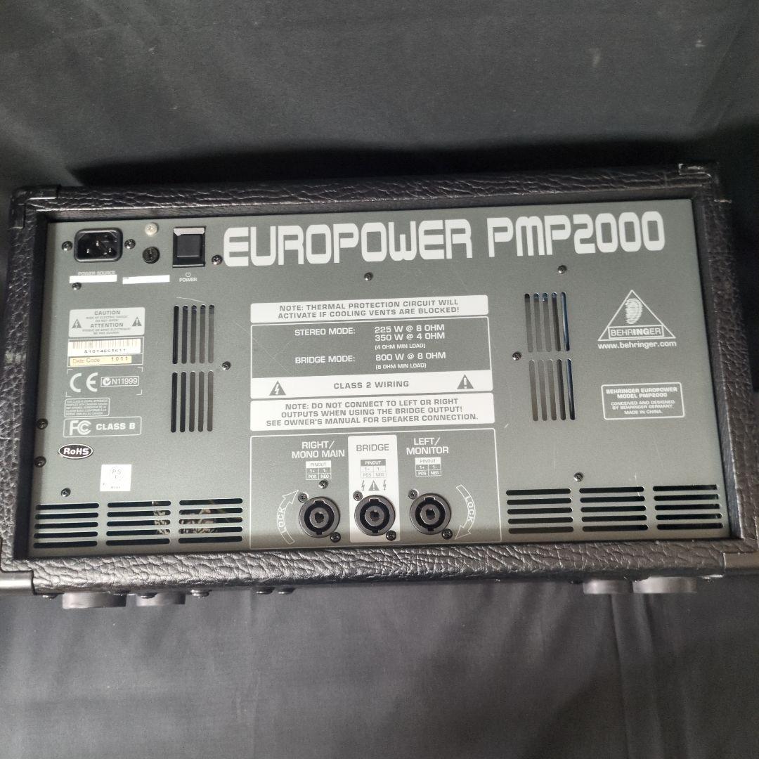 配信機器・PA機器・レコーディング機器 BEHRINGER EUROPOWER PMP2000