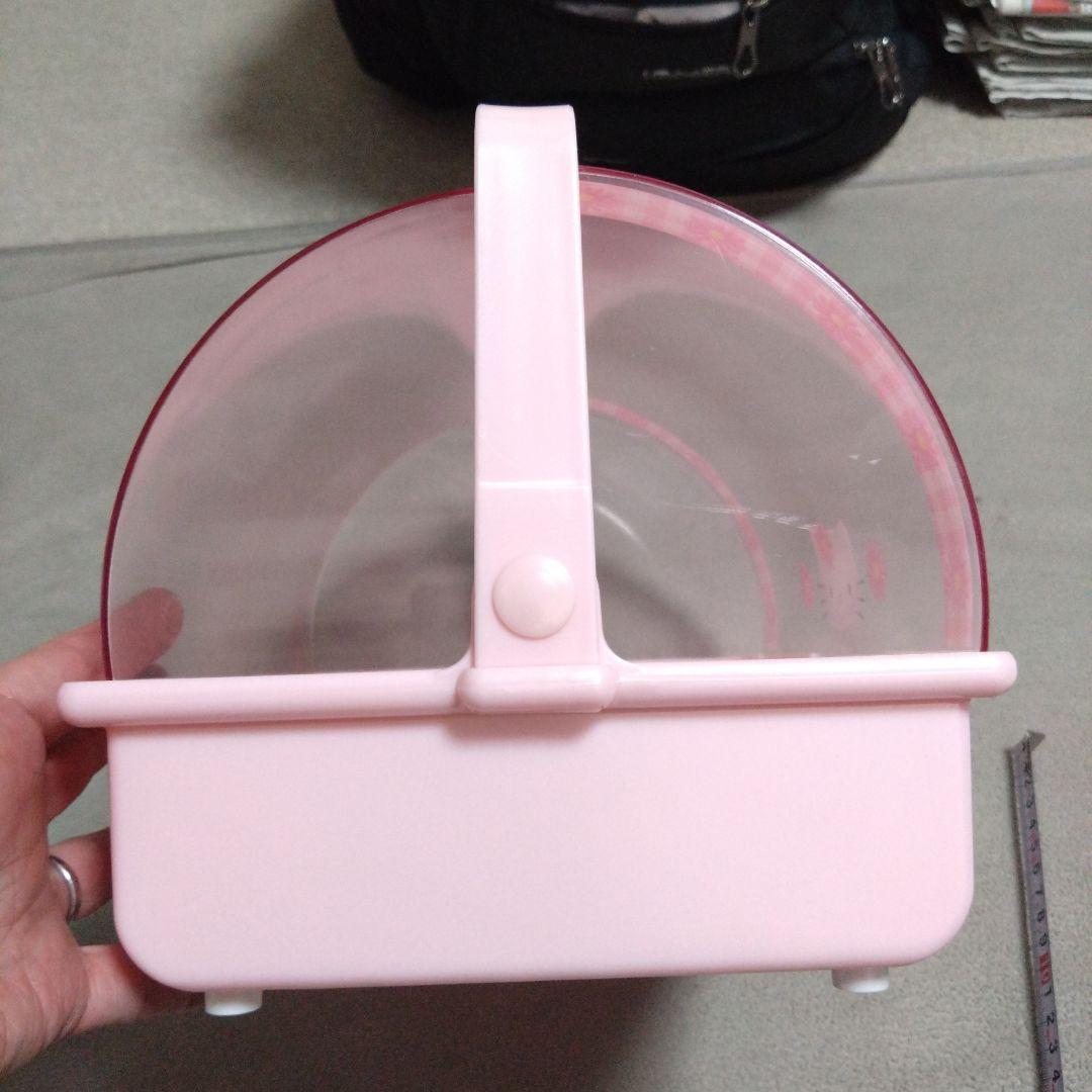 年代物 未使用品 Hello Kitty フードケース 収納ボックス ピンク
