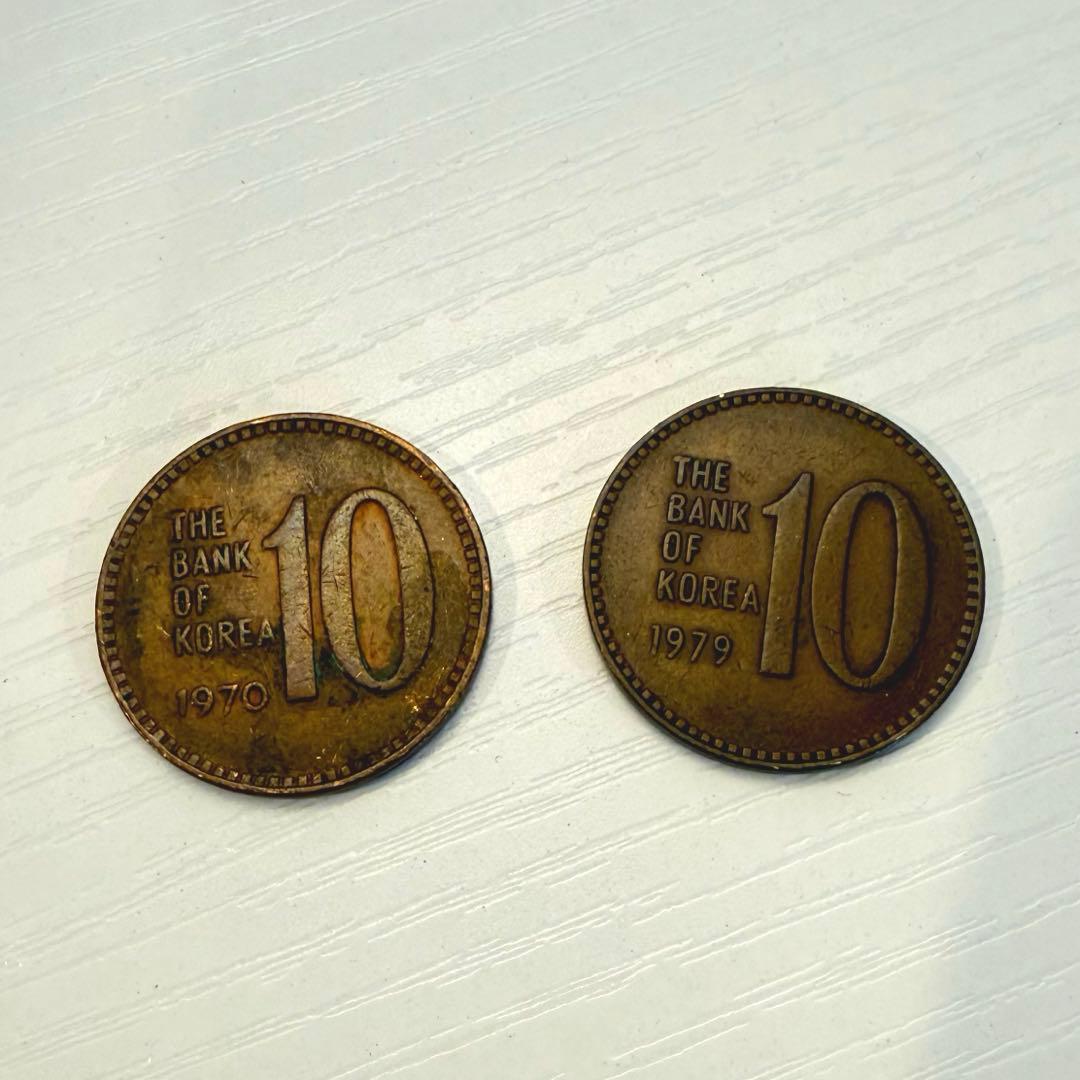 韓国 硬貨 1970年 1979年 10ウォンセット【特年】 - メルカリ