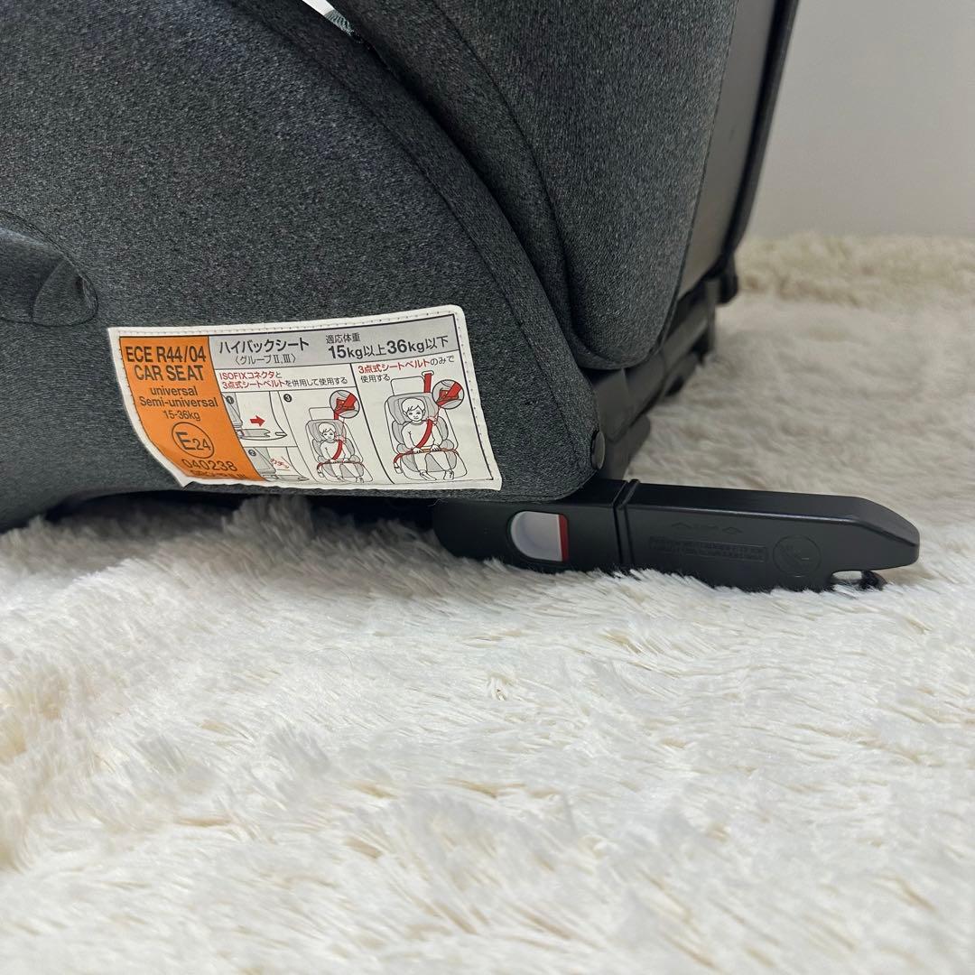 【美品】マムズキャリー ISOFIX ハイバックジュニアシート MC-3001