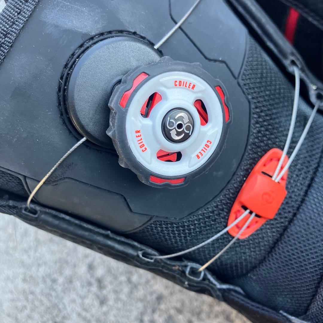 head ヘッド プレミアム BOAダイヤル式スノーボードブーツ 黒/赤26cm