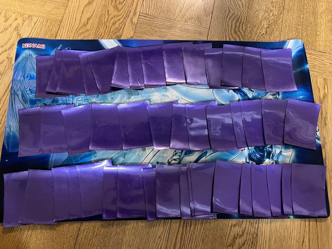 遊戯王 初期ロゴ 公式スリーブ 10種 大量 計591枚 まとめ売り