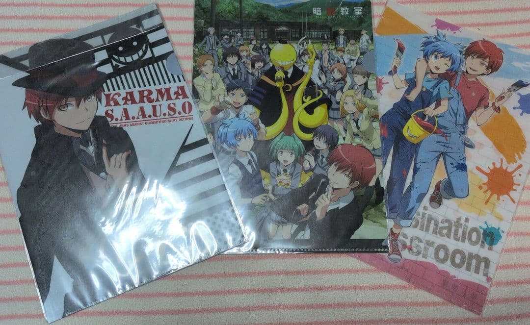暗殺教室 クリアファイル 赤羽業 潮田渚 3年E組 - メルカリ
