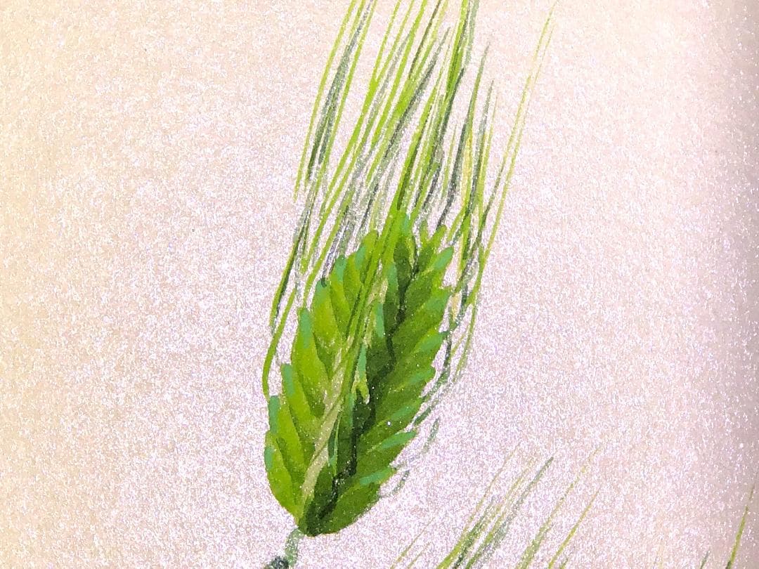 【 藤田隆治 日本画 】　肉筆色紙　状態良好