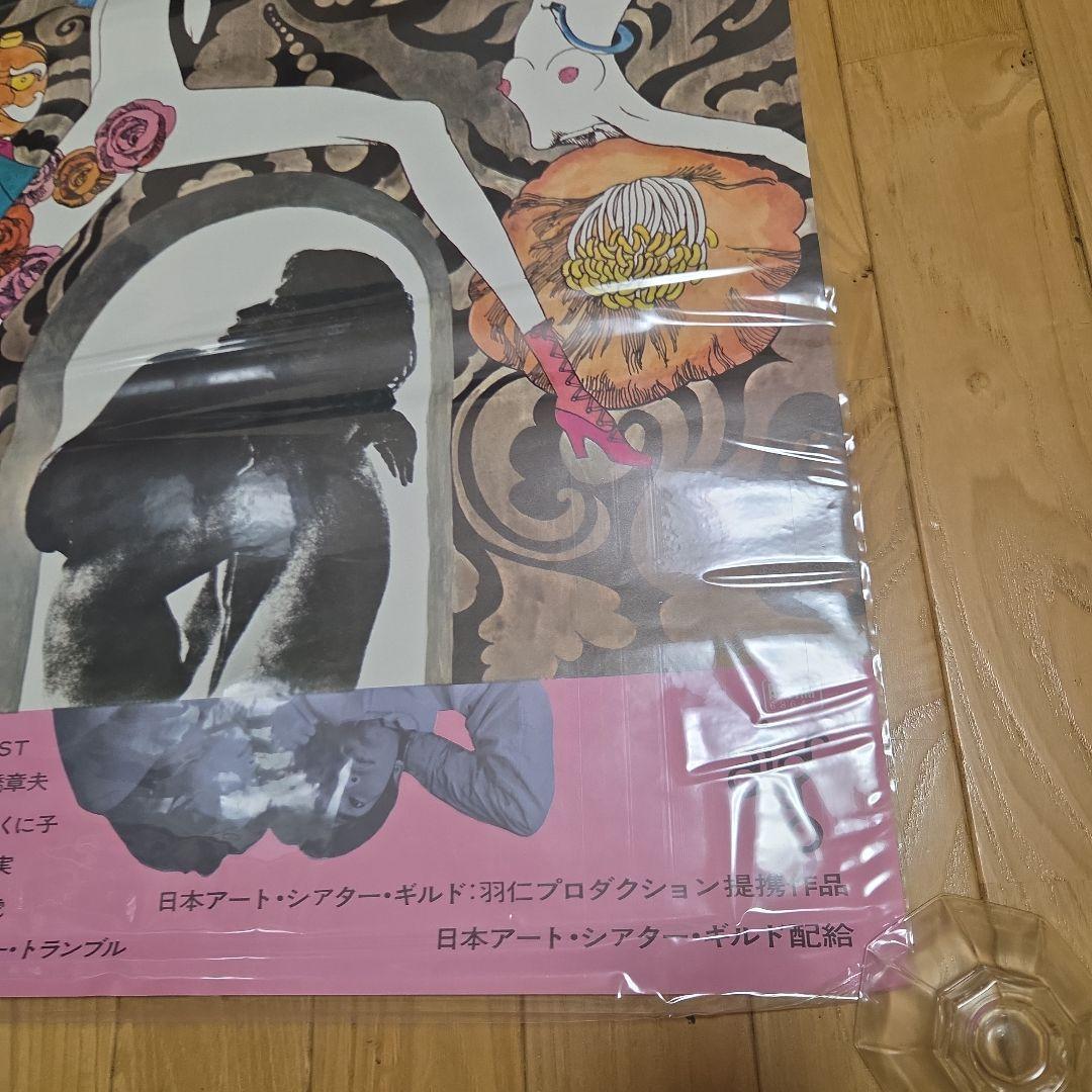 日本映画ポスター　初恋地獄篇 宇野亜喜良　羽仁進　寺山修司 B2サイズ保存良好