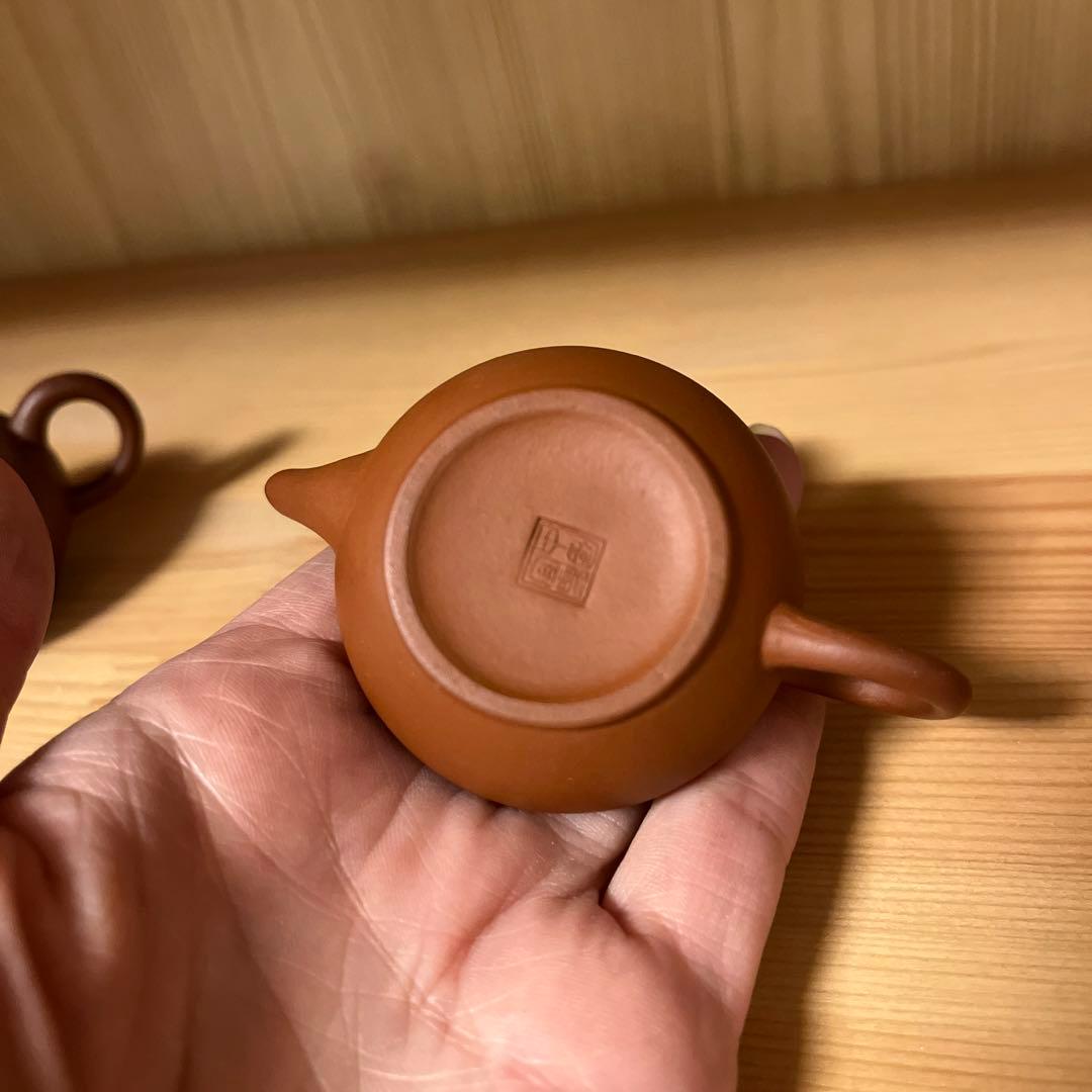 骨董品朱泥急須 茶器 中国急須中国茶茶器