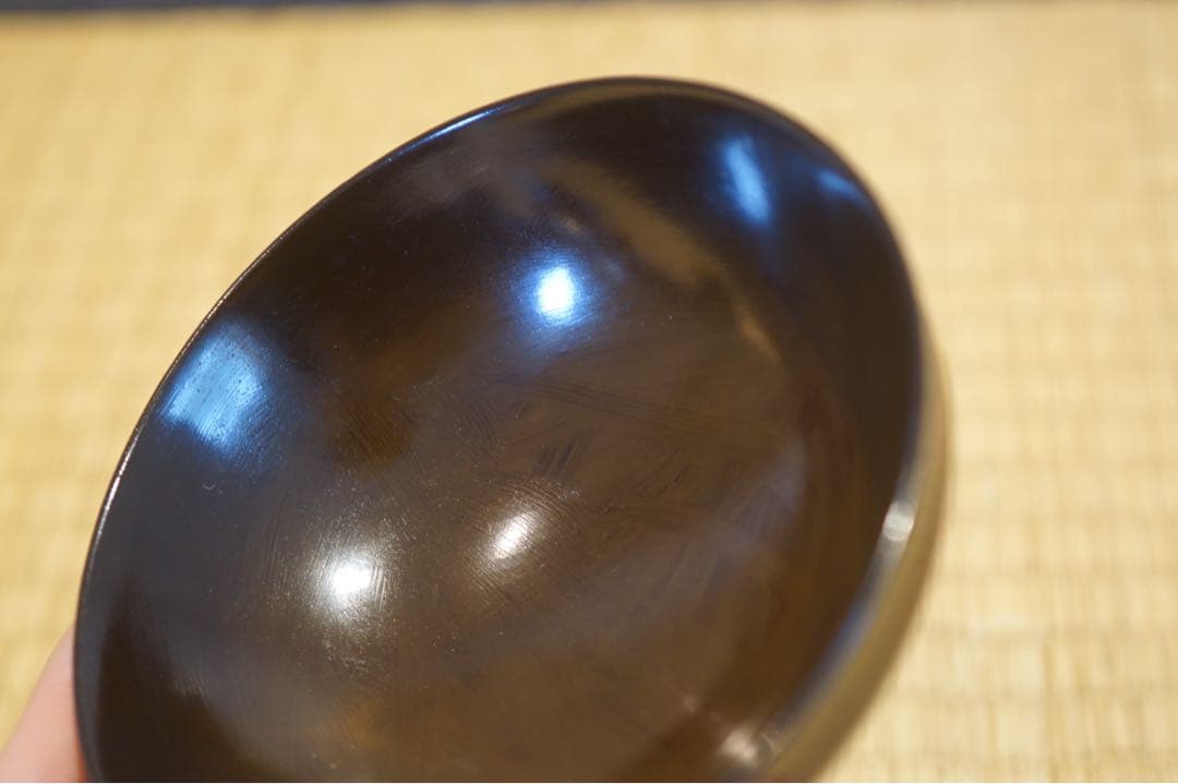 梅蒔絵 螺鈿細工 溜塗 吸物椀 2客/ 木製漆器 茶懐石