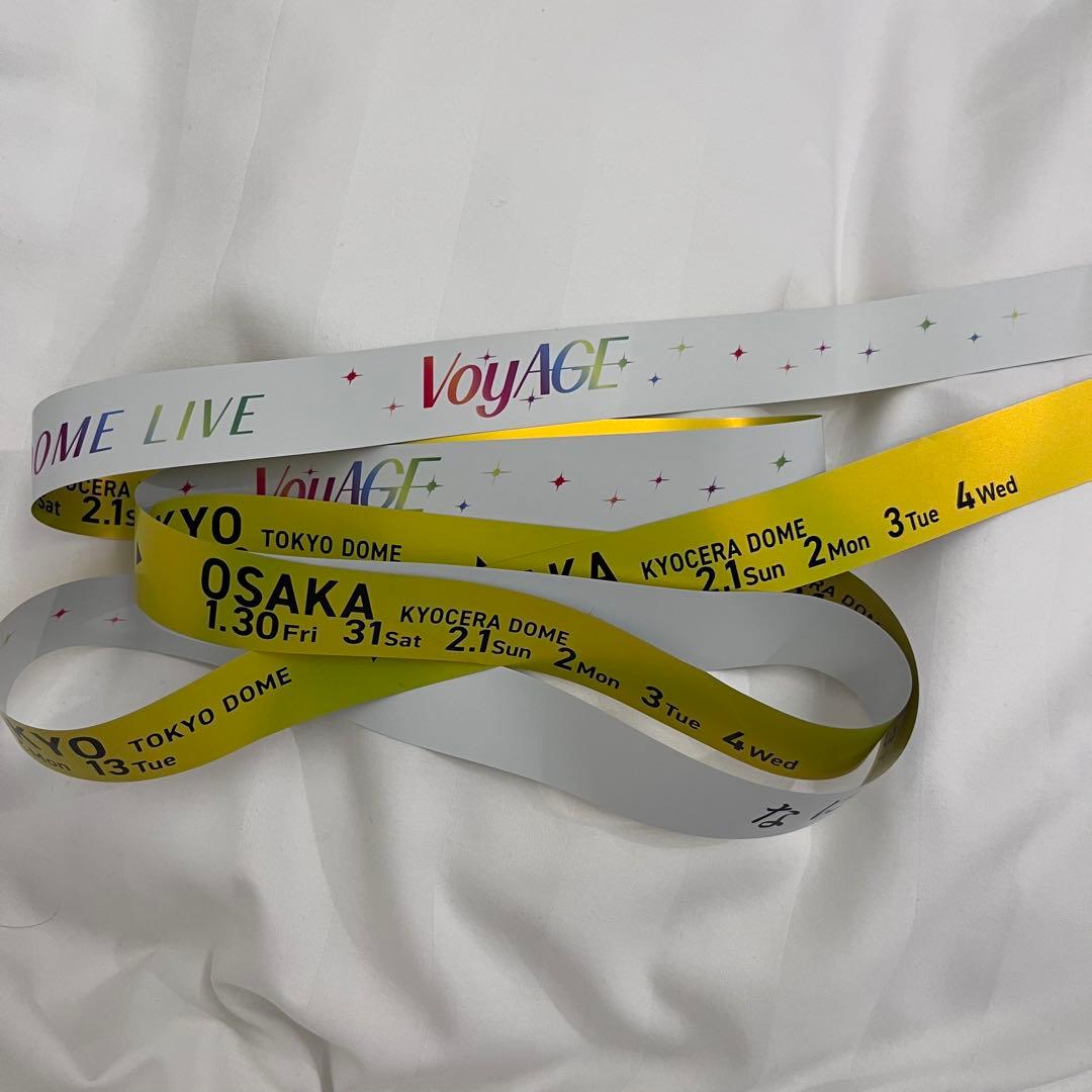なにわ男子 1st DOME LIVE 'VoyAGE' 銀テープ - メルカリ