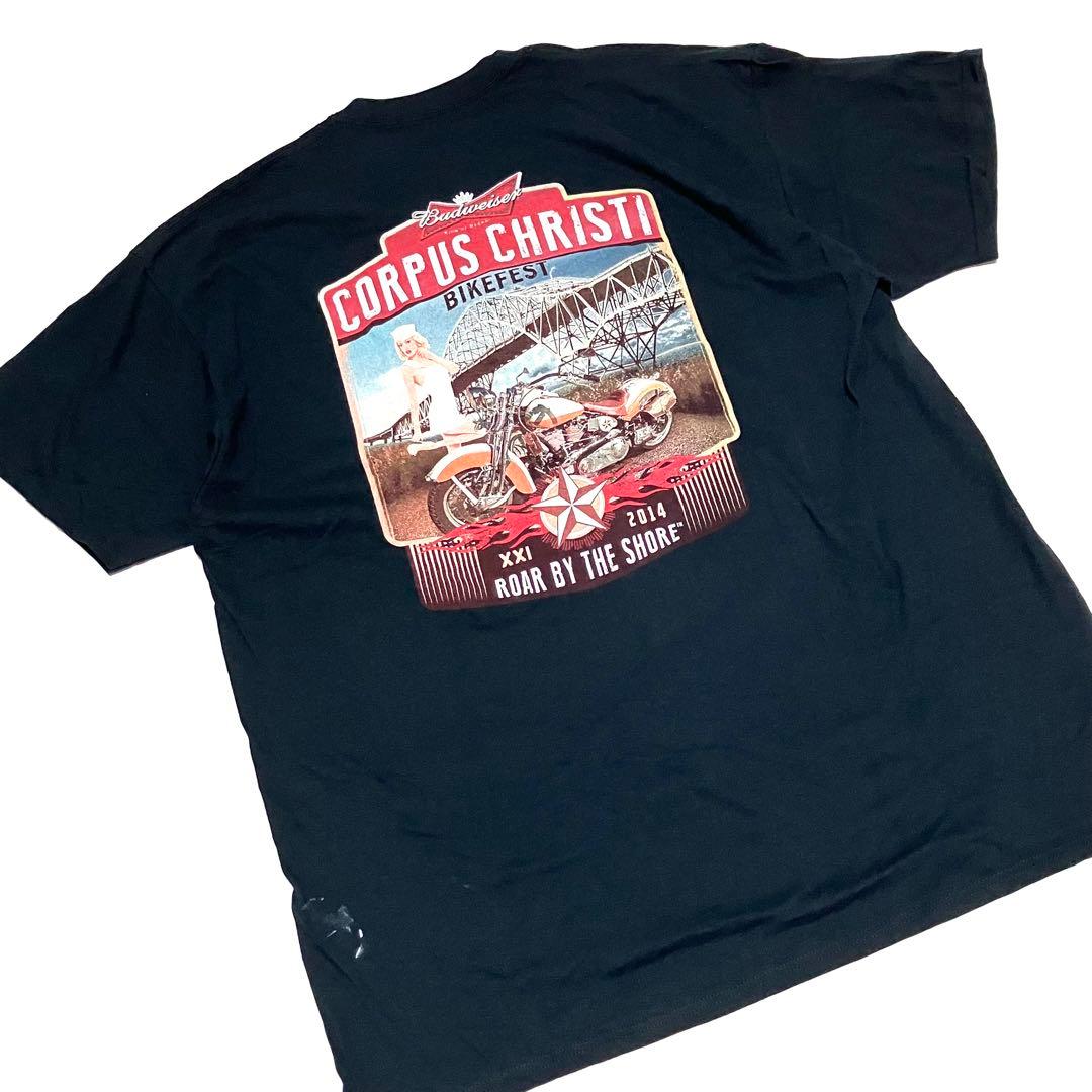 XXL バドワイザー Budweiser オフィシャル Tシャツ バックプリント