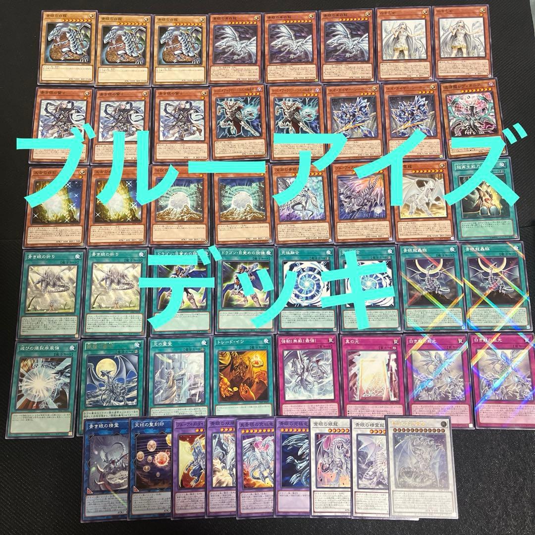 青眼の白龍　デッキ　エクストラ付き　遊戯王　海馬