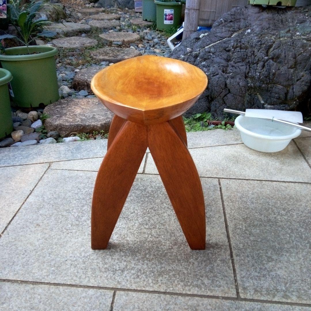 椅子 スツール アフリカ製 アンティーク 民芸品 工芸品 民族 民族雑貨