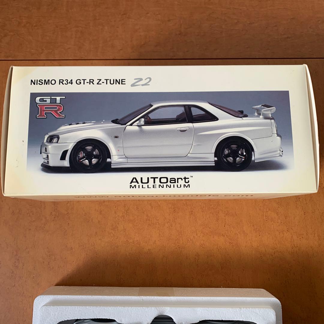 ミニカー AUTOart 1/18 NISMO R34 GT-R z-tune