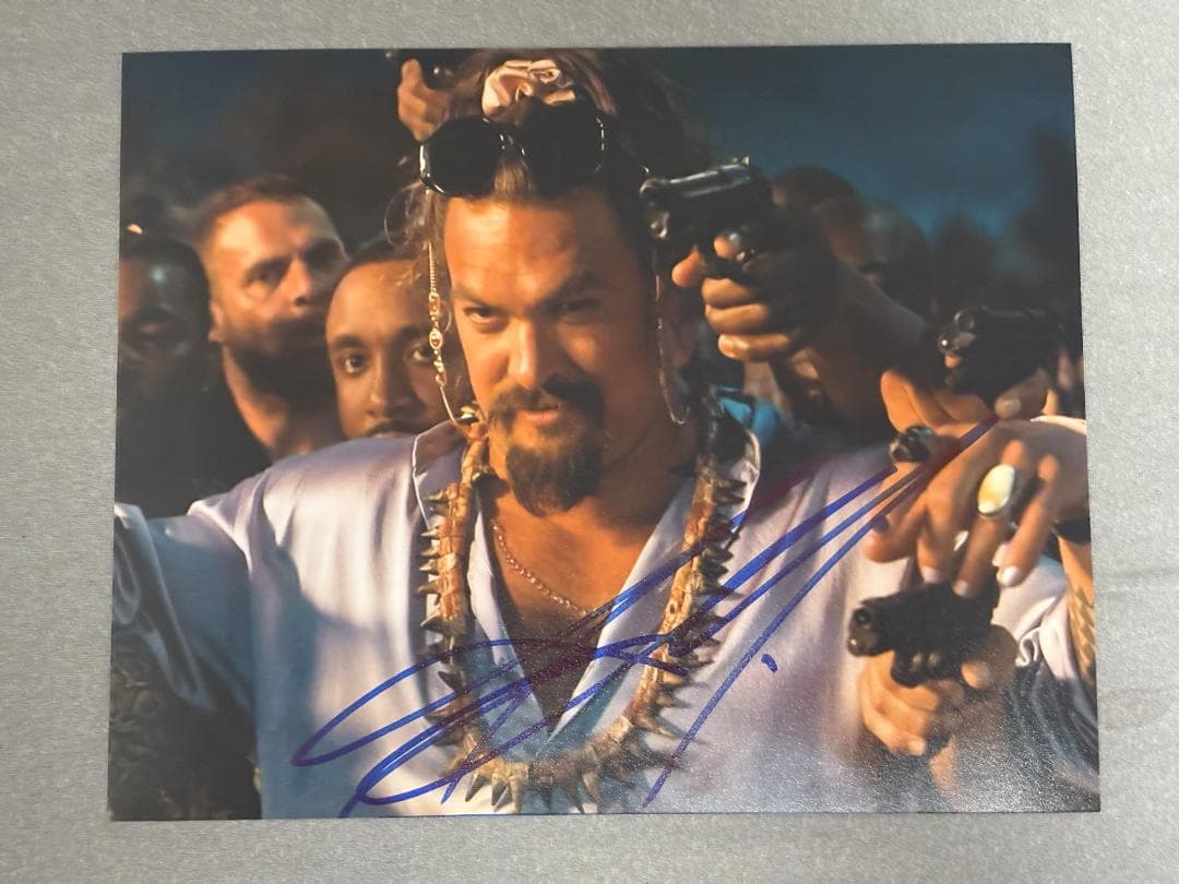 ジェイソン・モモア 直筆サイン 東京コミコン額縁付き