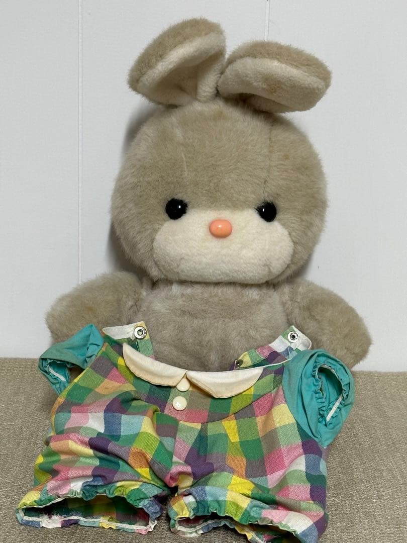 希少！当時物 吉徳 旧タグ うさぎ ぬいぐるみ 昭和レトロ レア！兎 ラビット
