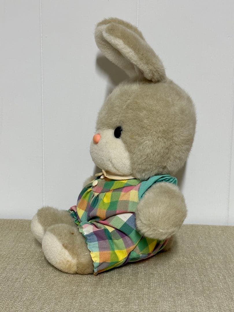 希少！当時物 吉徳 旧タグ うさぎ ぬいぐるみ 昭和レトロ レア！兎 ラビット