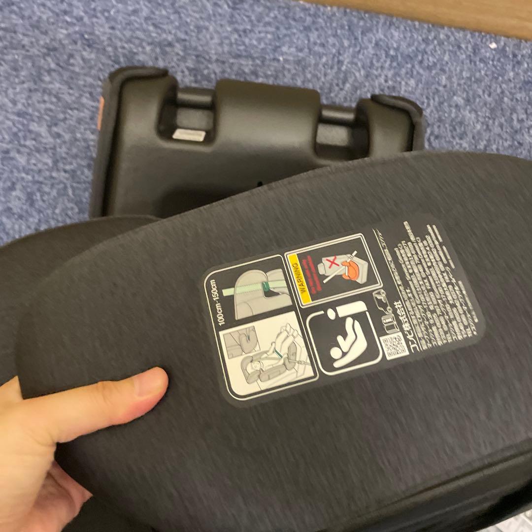 コンビ R129対応ジュニアシート 3歳頃から12歳頃まで シートベルト固定