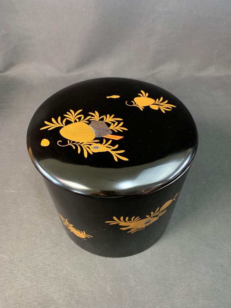 E313 送料無料 曲水指 漆器 蒔絵 茶道具 茶室 茶道 共箱