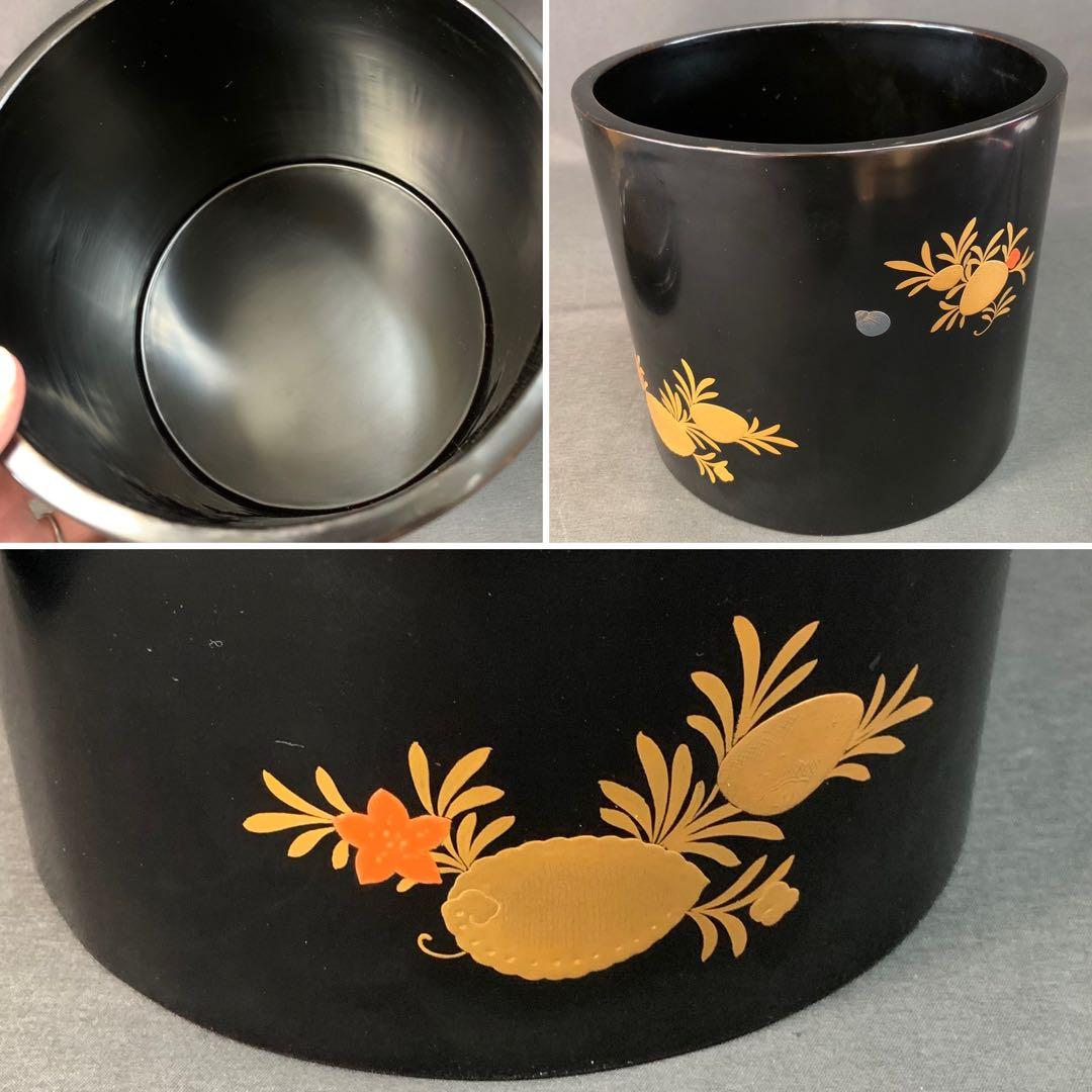 E313 送料無料 曲水指 漆器 蒔絵 茶道具 茶室 茶道 共箱 - メルカリ