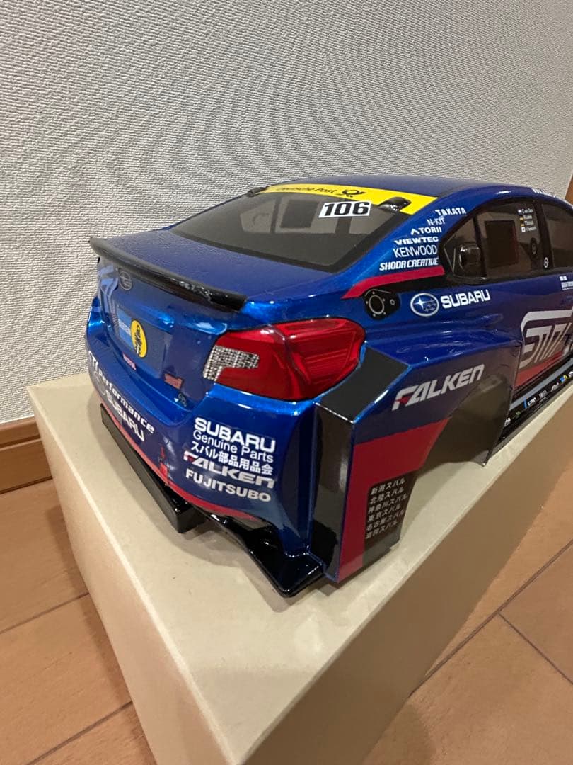 タミヤ SUBARU WRX STI ラジコンボディ メタリックブルー　未使用