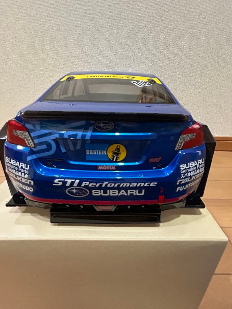 タミヤ SUBARU WRX STI ラジコンボディ メタリックブルー　未使用