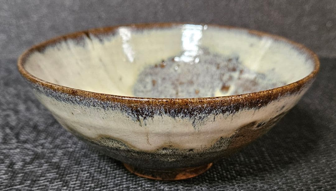 京焼【銀閣茶堂印】東山天目 天目茶碗 共箱 書付け箱 茶道具