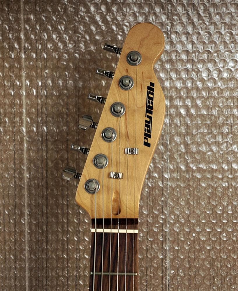 Playtech Telecaster エレキギター サンバースト 置き台付き
