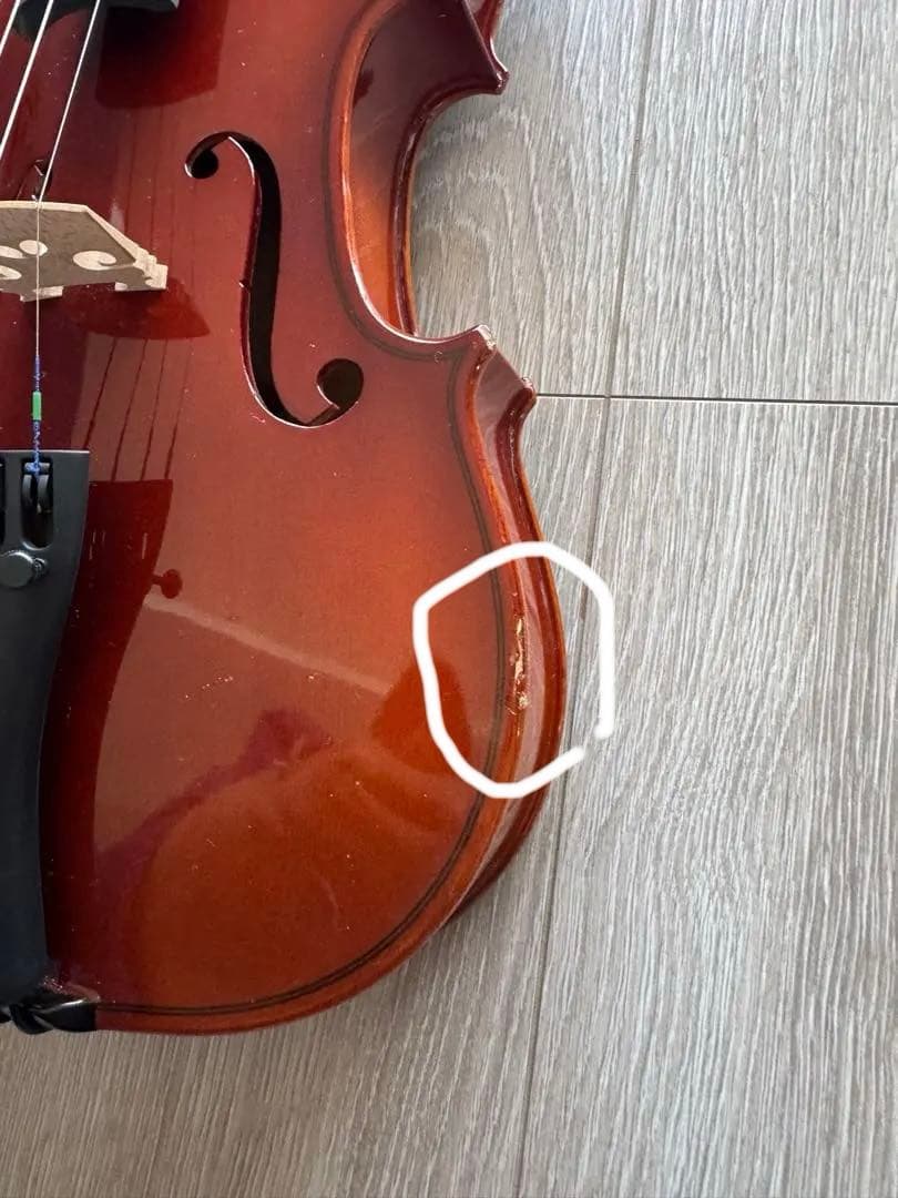 鈴木バイオリン No210 分数 3/4 ケース 弓 セット