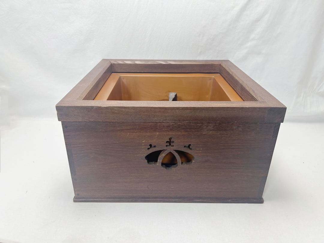 茶道具 渡辺可映造 桑 置炉 五徳2点セット元箱