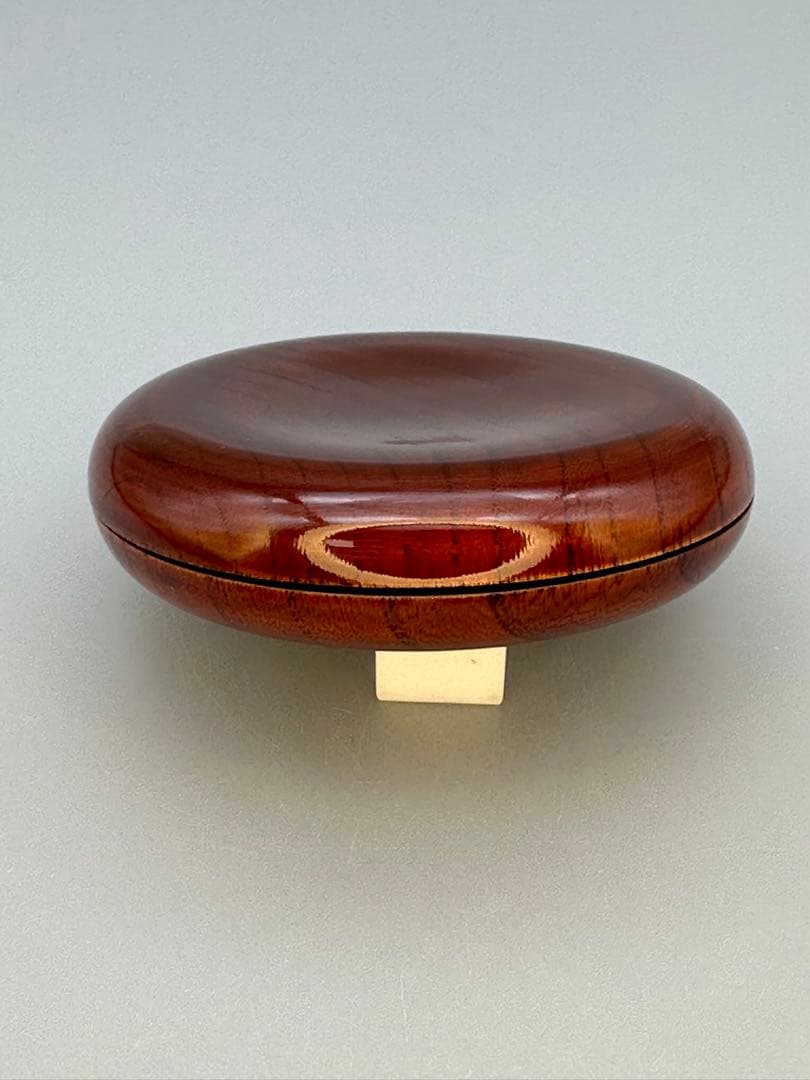 茶道具　香合　長閑　紅葉色絵