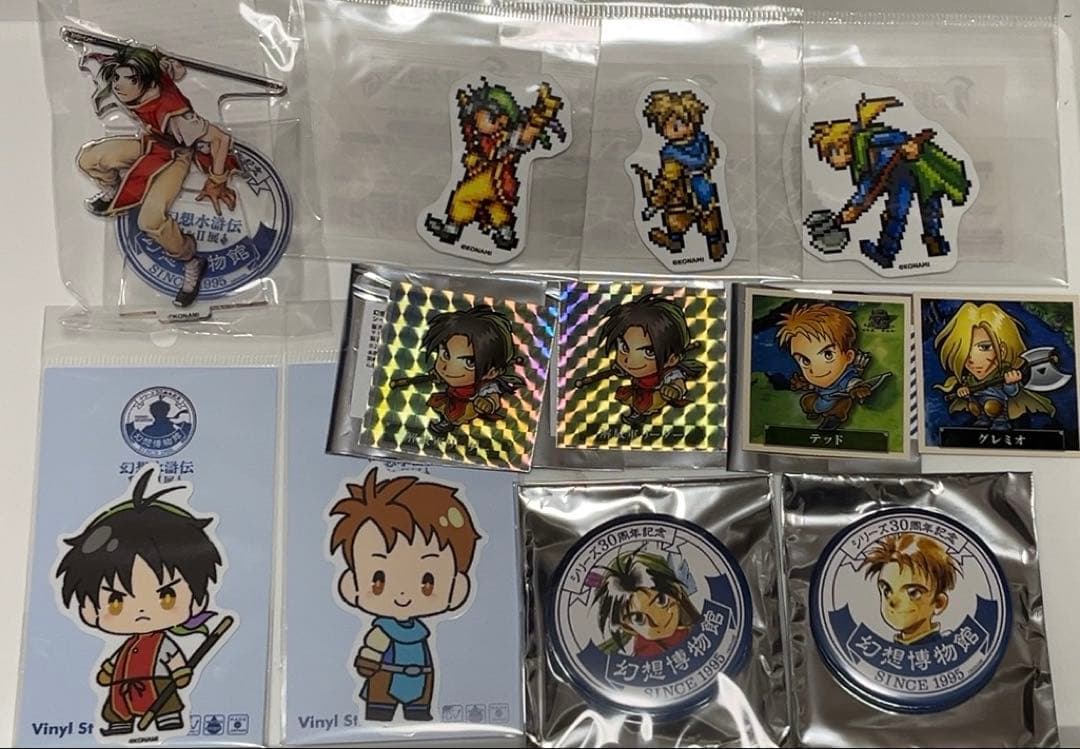 幻想水滸伝 幻水展 缶バッジ シール アクスタ 坊ちゃん テッド