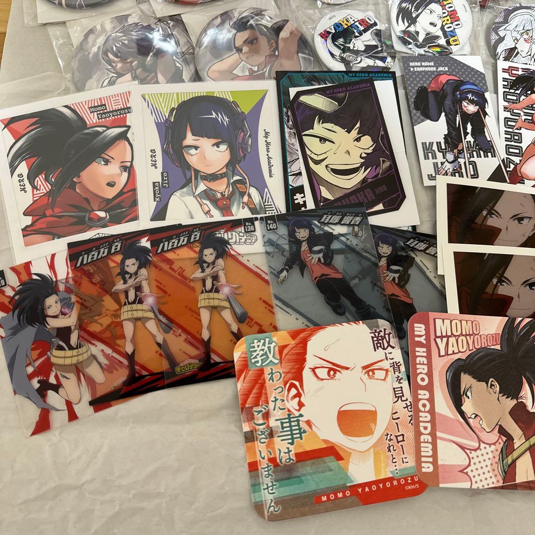 耳郎響香　八百万百　一番くじ　フィギュア　アクリルスタンド　缶バッジ　他