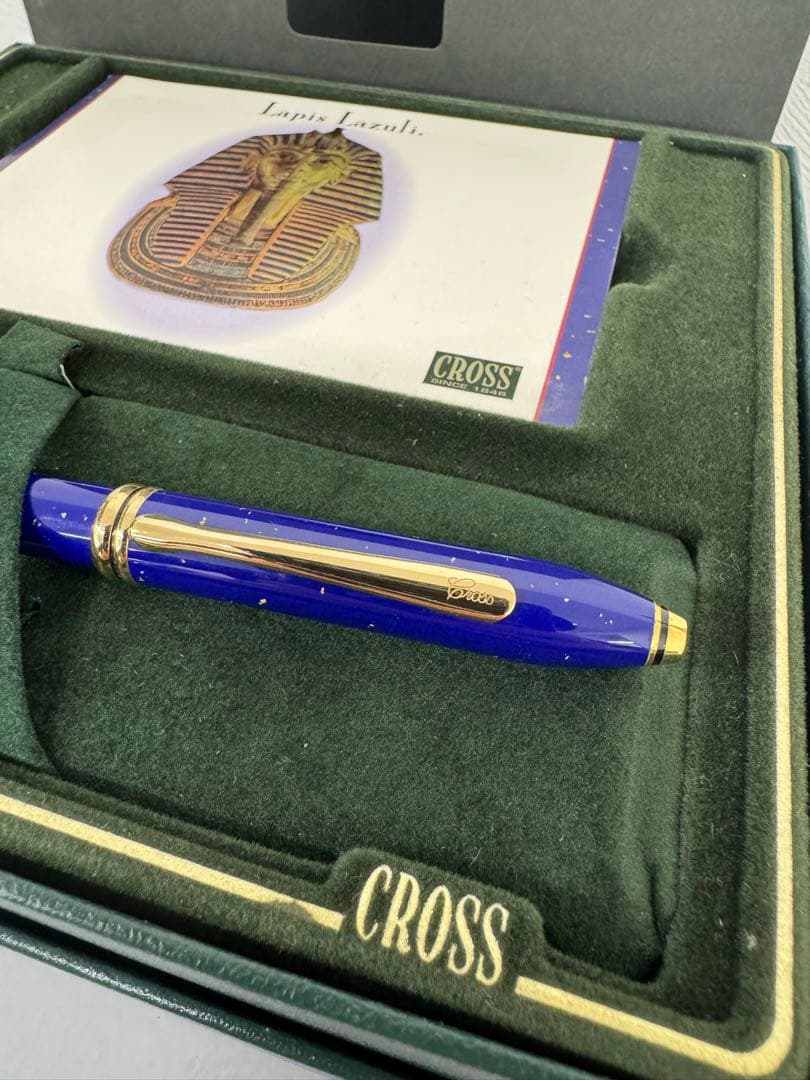食いしん坊将軍 CROSS ボールペン 本体 ラピスラズリ(箱付き)