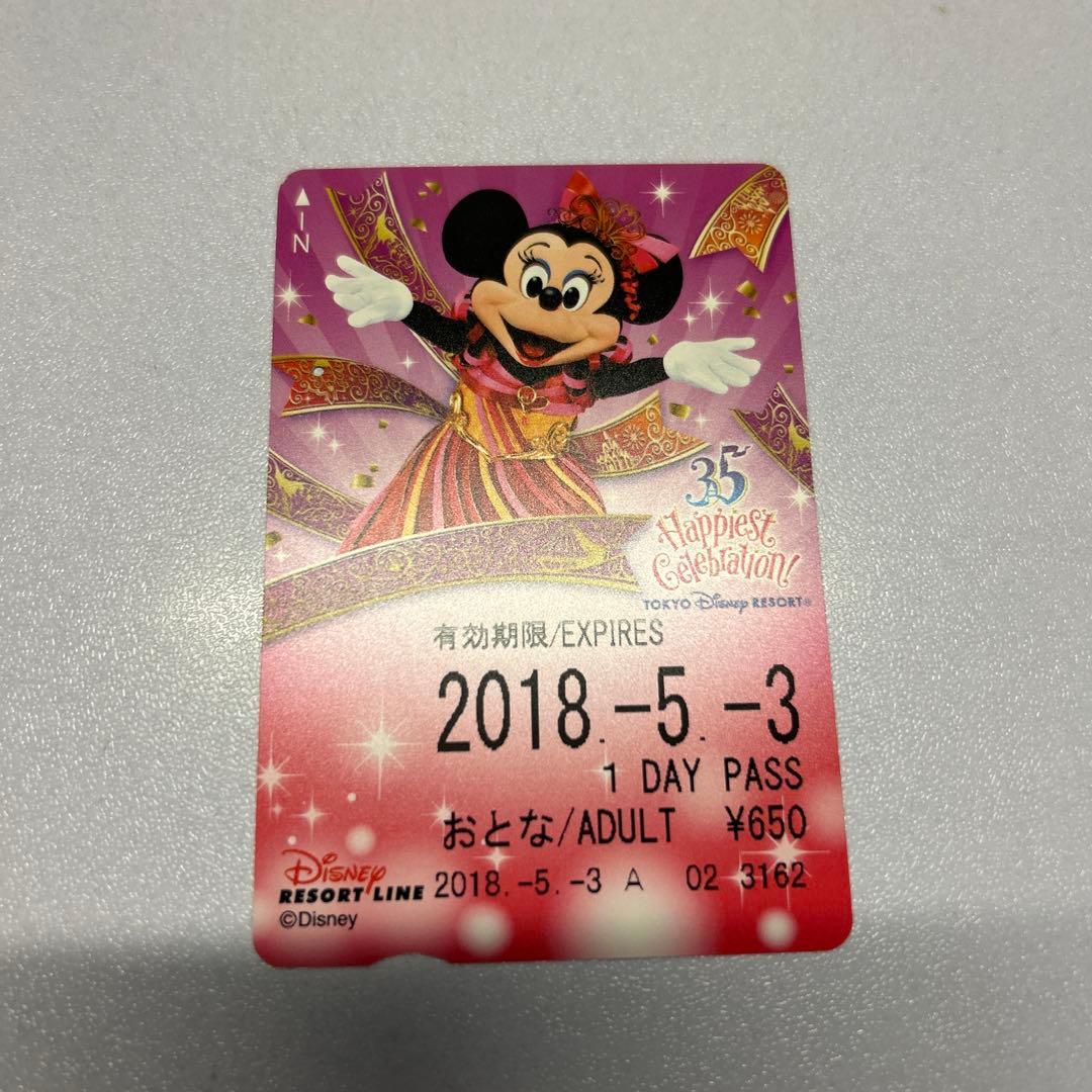 使用済】2012年度 ディズニーリゾートライン 切符 パス リゾラ