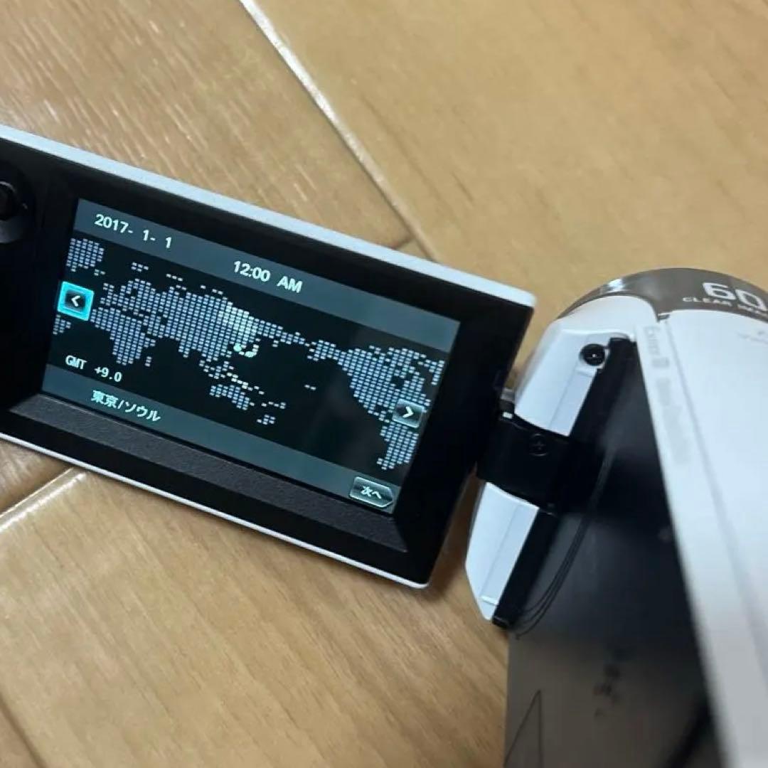 【美品】SONY（ソニー）HDR-CX470 ホワイト