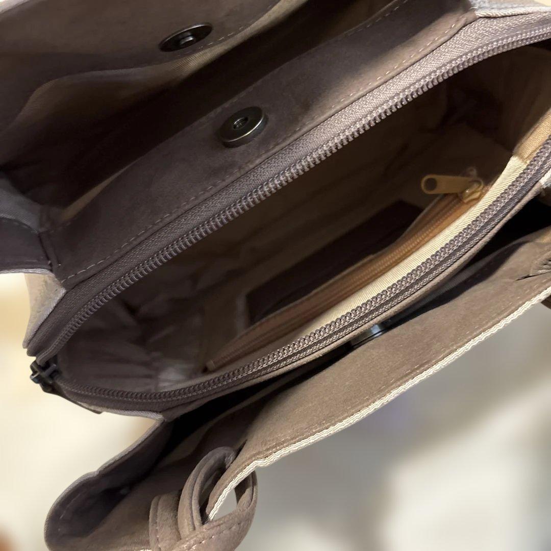 OKAJIMA SOFRINA 和装用バッグ 中型 ベージュ系