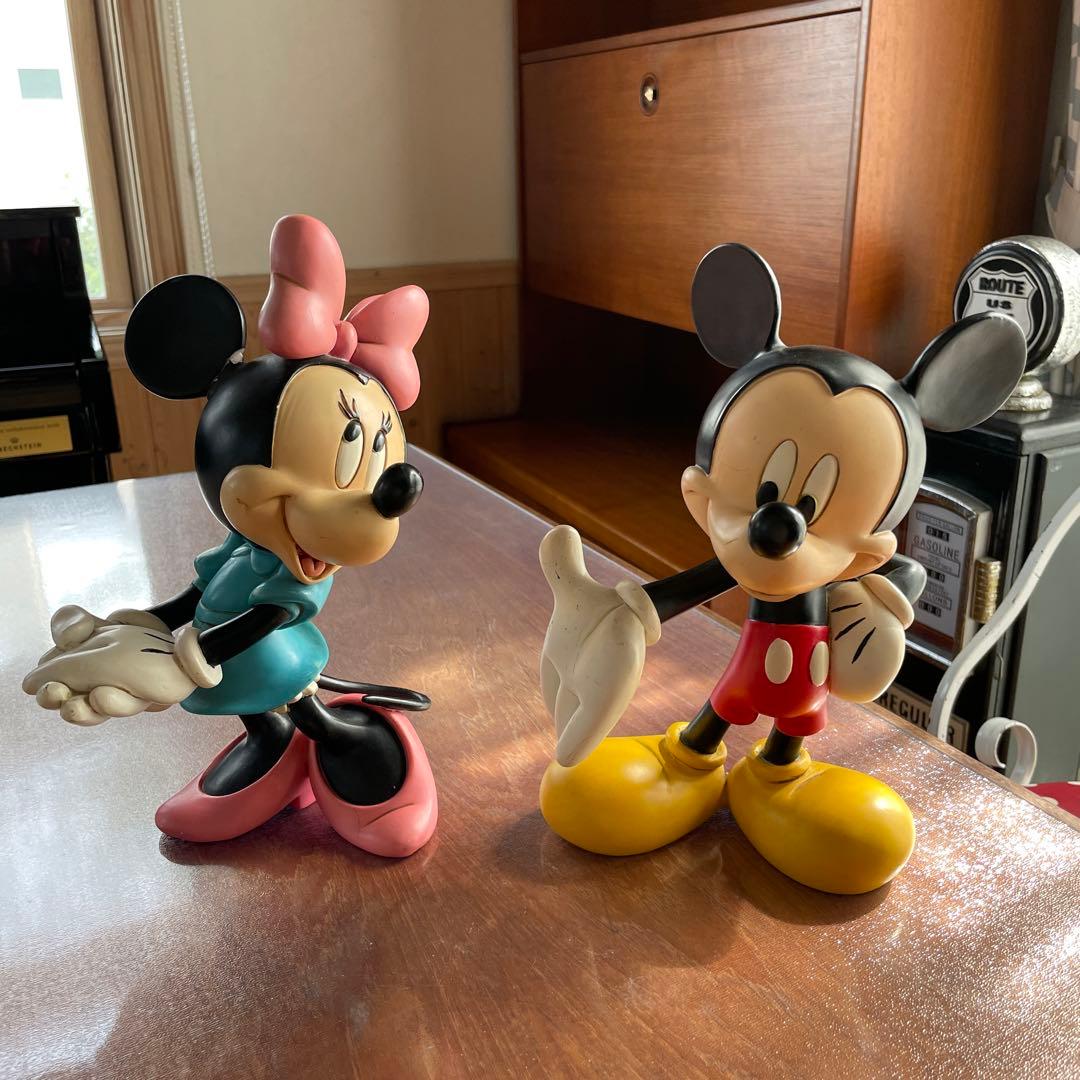 ディズニーストア レア！ ミッキー＆ミニーマウス ビッグフィギュア