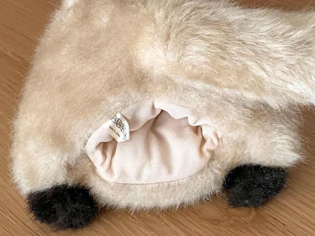 狐 キツネ 日本製 ぬいぐるみ ハンドパペット AVANCE 昭和レトロ