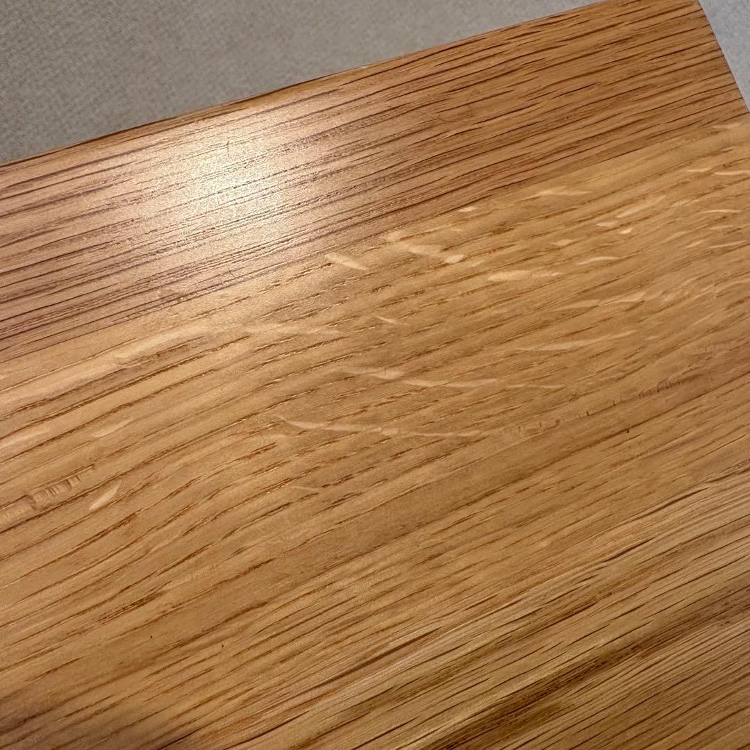 展示品 無印良品 オーク無垢材 ダイニングテーブル　140cm