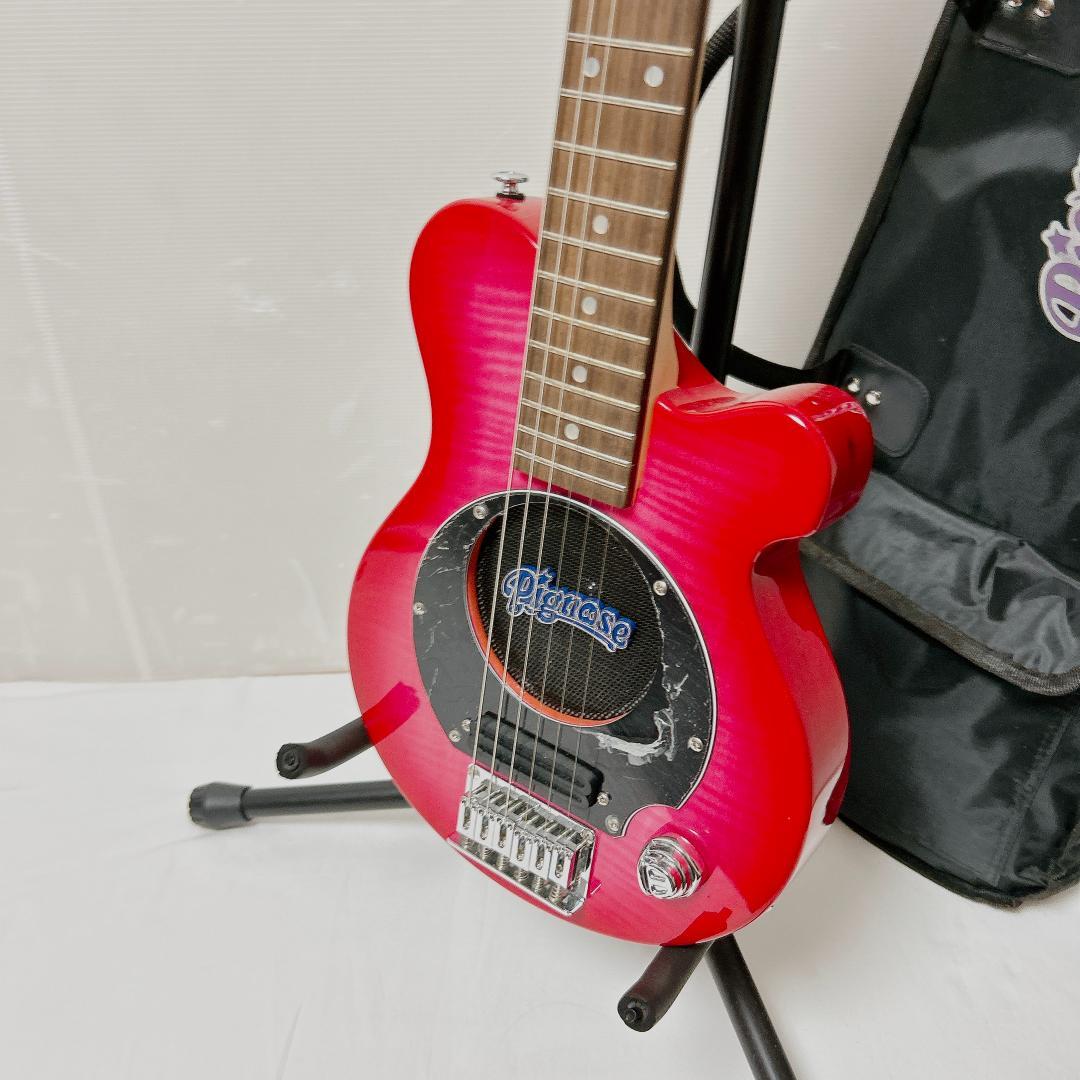 美品 Pignose ピグノーズ PGG-200FM レッド アンプ内蔵ギター