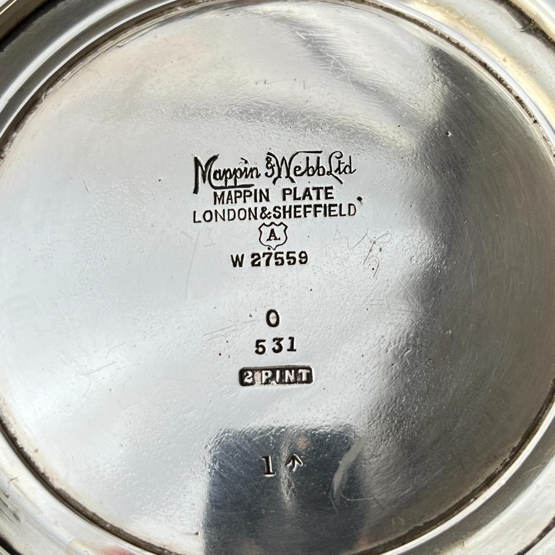 【Mappin & Webb】 アールデコのティーポット マッピンアンドウェッブ