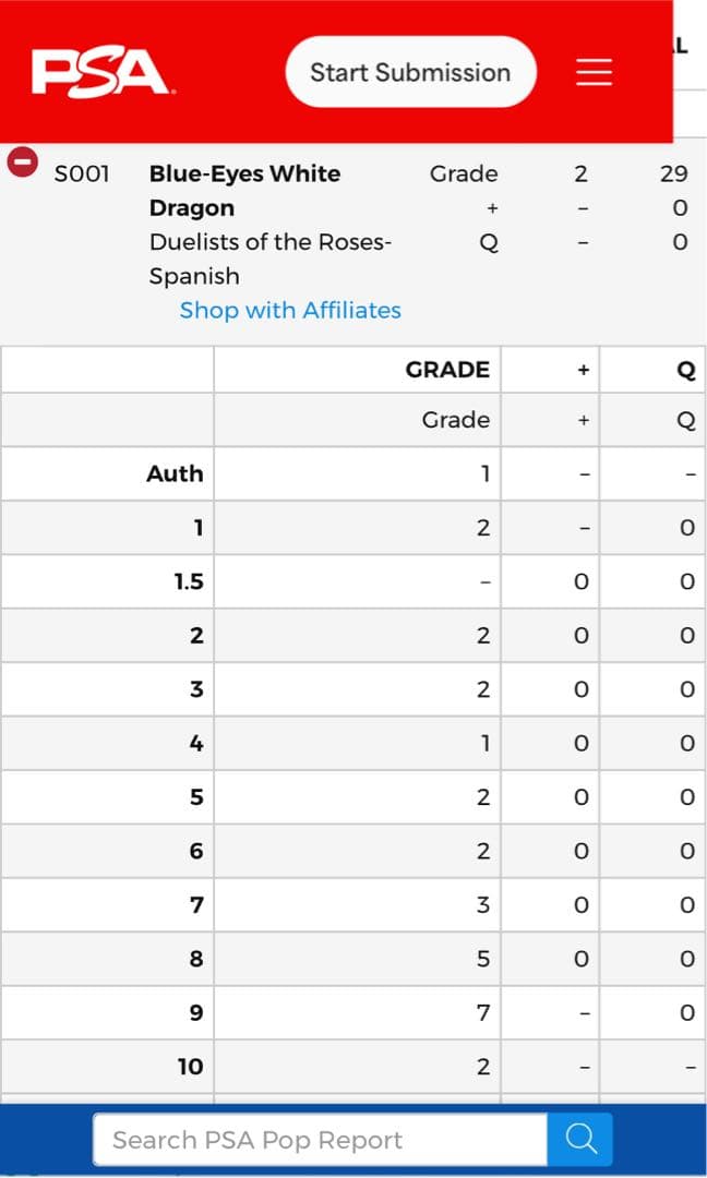 PSA10 遊戯王 青眼の白龍 DOR-S001 スペイン語 シクブル