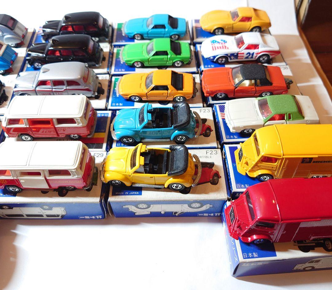 トミカ 青箱Ｆシリーズ101台セッ卜廃盤日本製ワンオーナー姫路手渡しも可能